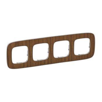 LEGRAND-754464 Valena Allure Négyes keret, Dió