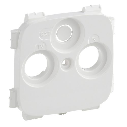 LEGRAND-754805 Valena Allure TV-RD-SAT aljzat burkolat (30 mm), Fehér
