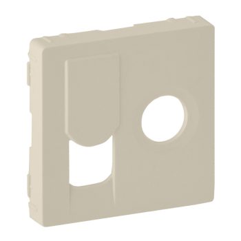   LEGRAND-754831 Valena Life TV csatlakozóaljzat + RJ45 Cat. 6 UTP aljzat burkolat, elefántcsont