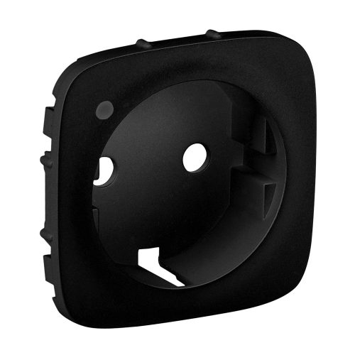 LEGRAND-754858 Valena Allure 2P+F csatlakozóaljzat ellenőrzőfényes burkolat, fekete