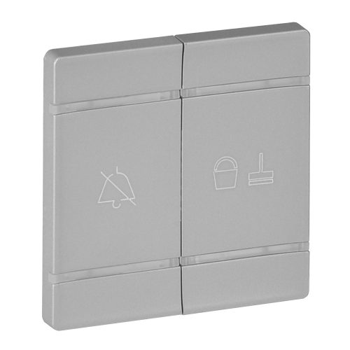 LEGRAND-754932 MyHome (Valena Life) “Ne zavarjanak” és “Takarítást kérek” burkolatok kat. szám 0 675 93 vezérlő mechanizmushoz, alumínium