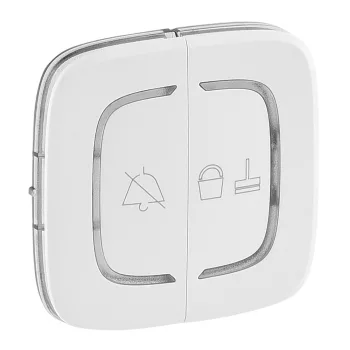   LEGRAND-754933 MyHome (Valena Allure) “Ne zavarjanak” és “Takarítást kérek” burkolatok kat. szám 0 675 93 vezérlő mechanizmushoz, fehér