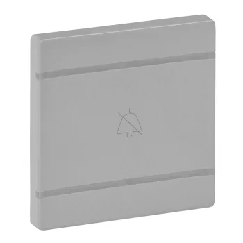   LEGRAND-754942 MyHome (Valena Life) “Ne zavarjanak” széles burkolat kat. szám 0 675 93 vezérlő mechanizmushoz, alumínium
