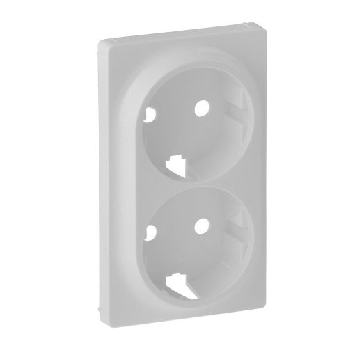 LEGRAND-754950 Valena Life 2x2P+F csatlakozóaljzat burkolat fehér