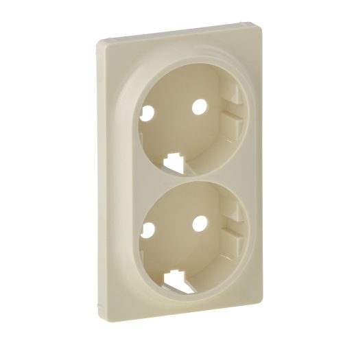LEGRAND-754951 Valena Life 2x2P+F csatlakozóaljzat burkolat elefántcsont