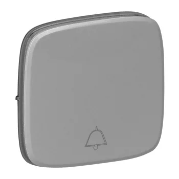   LEGRAND-755017 Valena Allure burkolat csengőjellel, Alumínium