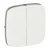 LEGRAND-755025 Valena Allure Kettős kapcsoló burkolat, Fehér