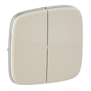   LEGRAND-755026 Valena Allure Kettős kapcsoló burkolat, Elefántcsont
