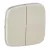 LEGRAND-755026 Valena Allure Kettős kapcsoló burkolat, Elefántcsont