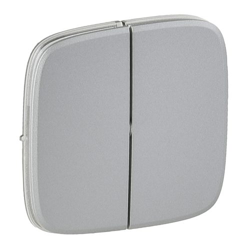 LEGRAND-755027 Valena Allure Kettős kapcsoló burkolat, Alumínium