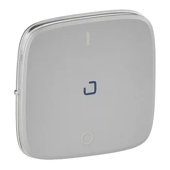   LEGRAND-755047 Valena Allure Kétpólusú kapcsoló burkolat, fj, Alumínium