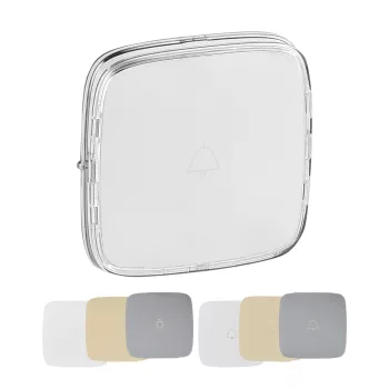   LEGRAND-755115 Valena Allure Széles burkolat fj, ct, Fehér/Elefántcs./Alu