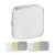 LEGRAND-755115 Valena Allure Széles burkolat fj, ct, Fehér/Elefántcs./Alu