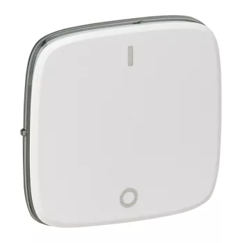   LEGRAND-755125 Valena Allure Kétpólusú kapcsoló burkolat, Fehér