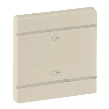   LEGRAND-755171 MyHome (Valena Life) BE/KI jelölés széles burkolat, elefántcsont