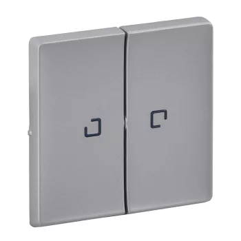   LEGRAND-755222 Valena Life kettős fényjelzős billentyű alumínium