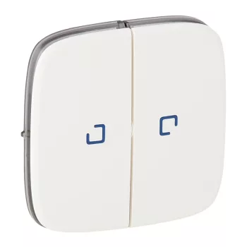   LEGRAND-755225 Valena Allure Kettős kapcsoló burkolat, fj, Fehér