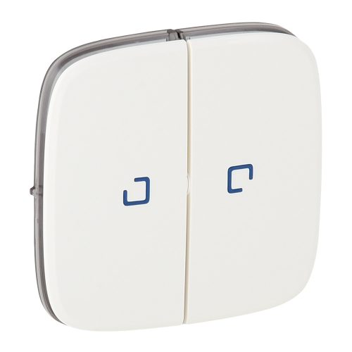 LEGRAND-755225 Valena Allure Kettős kapcsoló burkolat, fj, Fehér