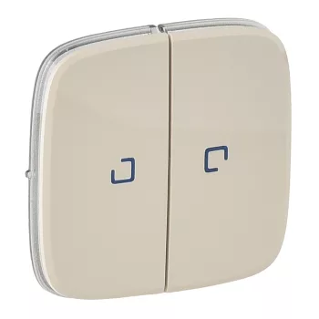   LEGRAND-755226 Valena Allure Kettős kapcsoló burkolat, fj, Elefántcsont