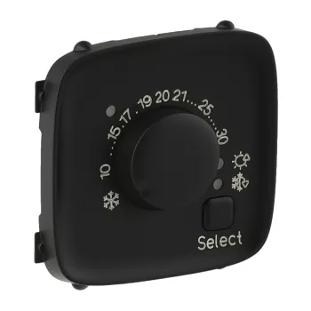   LEGRAND-755318 Valena Allure Elektronikus termosztát burkolat, Fekete