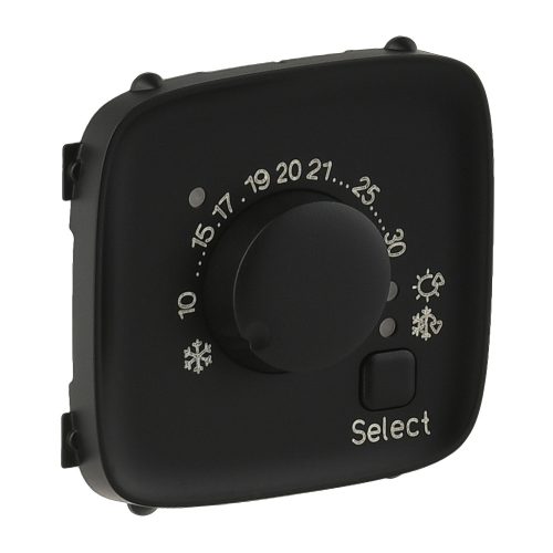LEGRAND-755318 Valena Allure Elektronikus termosztát burkolat, Fekete
