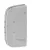 LEGRAND-755334 MyHome (Valena Allure) jelöletlen jobb vagy bal oldali burkolat, aluminium