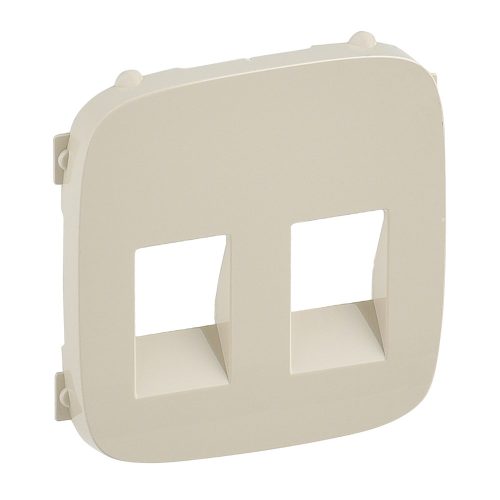 LEGRAND-755376 Valena Allure Kettős hangszóróaljzat burkolat, Elefántcsont