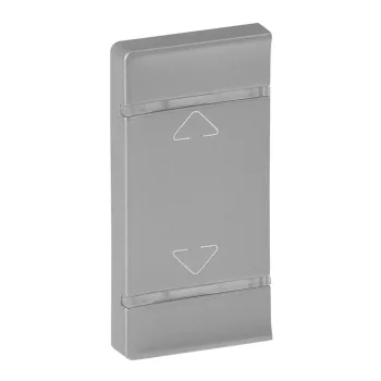   LEGRAND-755402 MyHome (Valena Life) redőnyvezérlés FEL/LE jobb vagy bal oldali burkolat, alumínium