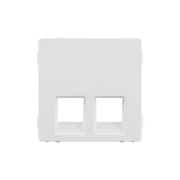   LEGRAND-755420 Valena Life 2xRJ45/RJ11 csatlakozóaljzat burkolat fehér