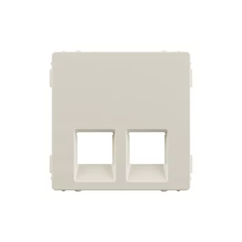   LEGRAND-755421 Valena Life 2xRJ45/RJ11 csatlakozóaljzat burkolat elefántcsont