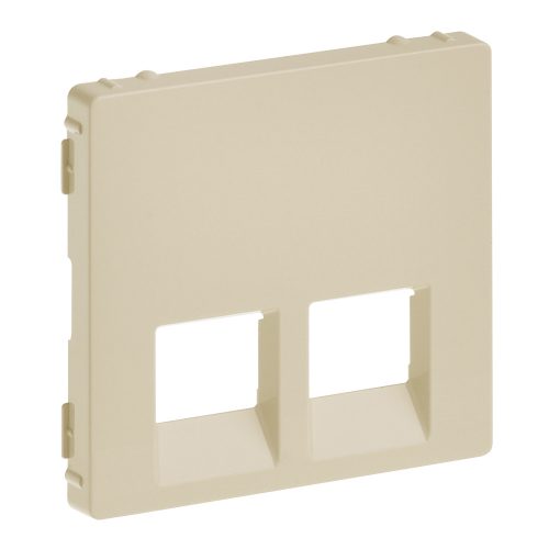 LEGRAND-755421 Valena Life 2xRJ45/RJ11 csatlakozóaljzat burkolat elefántcsont