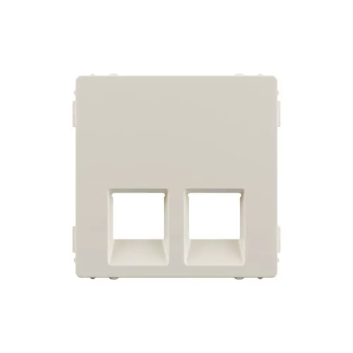 LEGRAND-755421 Valena Life 2xRJ45/RJ11 csatlakozóaljzat burkolat elefántcsont