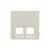LEGRAND-755421 Valena Life 2xRJ45/RJ11 csatlakozóaljzat burkolat elefántcsont
