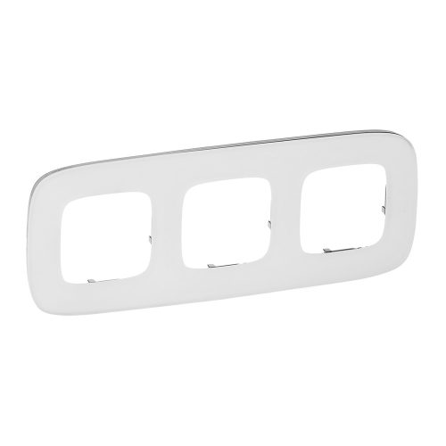 LEGRAND-755543 Valena Allure Hármas keret, Fehérüveg