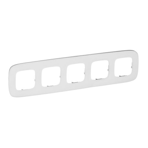 LEGRAND-755545 Valena Allure Ötös keret, Fehérüveg