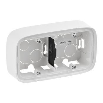 LEGRAND-755552 Valena Allure Kettős kiemelődoboz, Fehér