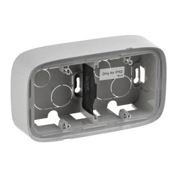   LEGRAND-755572 Valena Allure Kettős kiemelődoboz, Alumínium