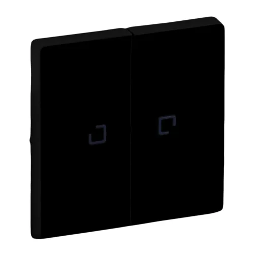 LEGRAND-756222 Valena Life kettős fényjelzős billentyű, fekete