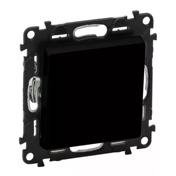   LEGRAND-756301 Valena Life egypólusú kapcsoló mechanizmus burkolattal, 10 AX, fekete