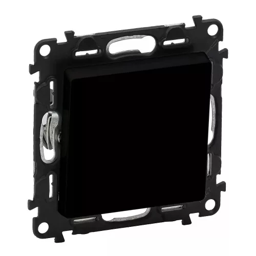 LEGRAND-756301 Valena Life egypólusú kapcsoló mechanizmus burkolattal, 10 AX, fekete
