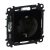 LEGRAND-756321 Valena Life 2P+F csatlakozóaljzat mechanizmus burkolattal, rugós vezetékbekötéssel, fekete