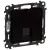 LEGRAND-756342 Valena Life 1xRJ45 Cat. 6 UTP csatlakozóaljzat mechanizmus burkolattal, fekete