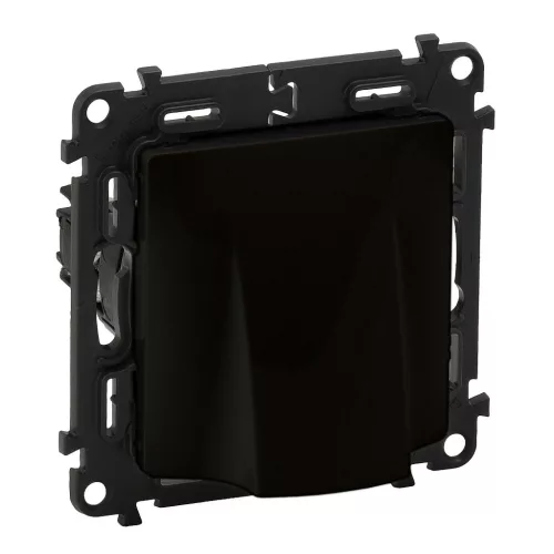 LEGRAND-756344 Valena Life kábelkivezető mechanizmus burkolattal, sorkapocs nélkül, fekete