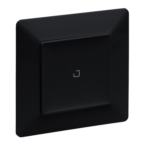 LEGRAND-756366 Valena Life with Netatmo okos kapcsoló/dimmer (végrehajtó), nulla (N) vezető bekötéssel, 1-es kerettel, fekete
