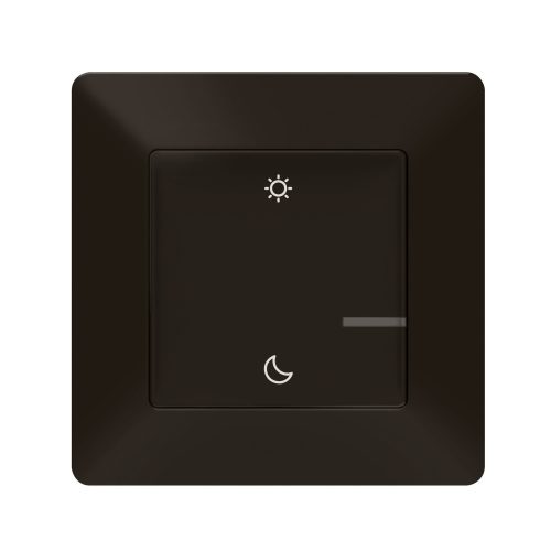 LEGRAND-756389 Valena Life with Netatmo okos vezeték nélküli ébredés/elalvás szcenárió kapcsoló (elemes távvezérlő), falon kívüli, 1-es kerettel, fekete