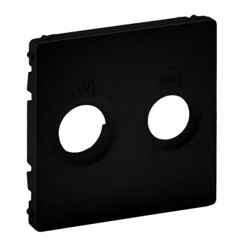   LEGRAND-756822 Valena Life TV-SAT csatlakozóaljzat burkolat, fekete