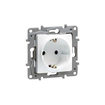   LEGRAND-764529 Niloé 2P+F csatlakozóaljzat biztonsági zsaluval (csavaros), fehér