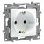 LEGRAND-764529 Niloé 2P+F csatlakozóaljzat biztonsági zsaluval (csavaros), fehér