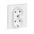 LEGRAND-764534 Niloé 2×2P+F csatlakozóaljzat (csavaros), fehér