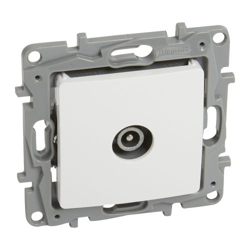 LEGRAND-764552 Niloé TV aljzat, átmenő (14 dB), fehér